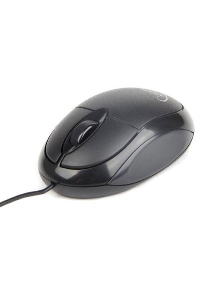 Raton óptico USB Gembird 1000 dpi / negro / ambidiestro / MUS-U-01