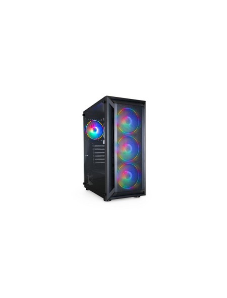 Caja Semitorre Gaming Ragnarok ATX / MATX / Tooq / Negra / Incluye 4 Ventiladores / TQGCC101-B