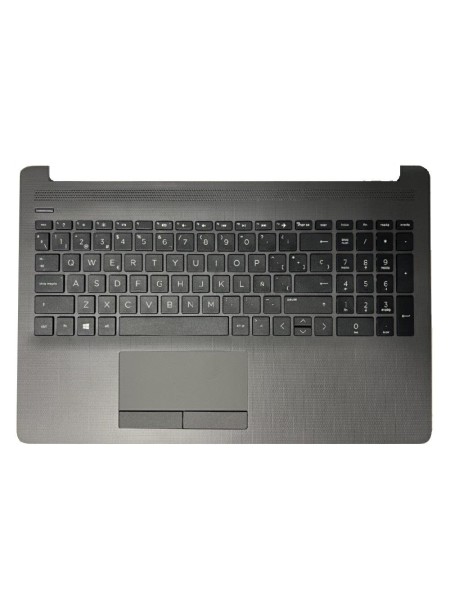 Top case + Teclado compatible para portátil HP 250 G7 / 255 G7 gris oscuro M04975-071