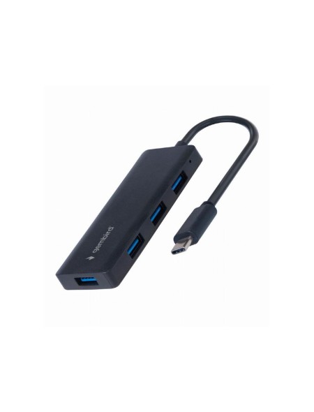 Hub 4 Puertos Usb 3.1 / Type-C / Gembird / Negro / UHB-CM-U3P4-02