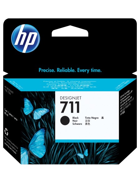 ÷ Tinta original hp n711 negro cz133a 80ml