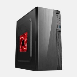 Caja Micro ATX Approx APPC-203F / Fuente alimentacion incluida / Negra / APPC-203F