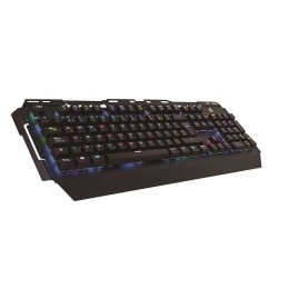 ÷ Teclado gaming mecanico conceptronic kronic01 retroiluminado rgb usb 8 teclas programables