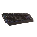 ÷ Teclado gaming mecanico conceptronic kronic01 retroiluminado rgb usb 8 teclas programables