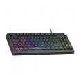 ÷ Teclado h-mecanico compacto tkl mars gaming mkrevo color negro con pad numerico y rueda/scroll multi
