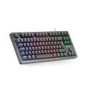 ÷ Teclado h-mech gaming mars gaming mk023 color negro tama?o compacto tkl iluminacion rgb