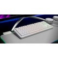 ÷ Teclado h-mech gaming mars gaming mk023 frances color blanco tama?o compacto tkl iluminacion rgb