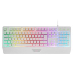÷ Teclado mars gaming mk124es h-mech frgb rainbow color blanco