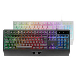 ÷ Teclado mars gaming mk124es h-mech frgb rainbow color blanco