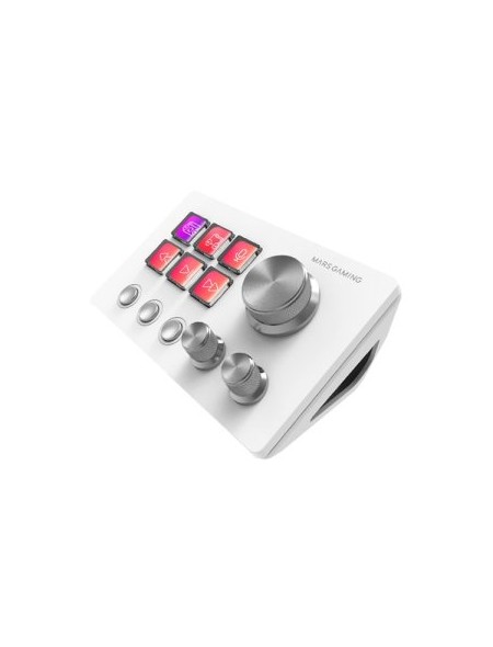 ÷ Control deck slim mars gaming msdtwow 6 teclas de acceso directo lcd 3 botones 3 ruedas multifuncion