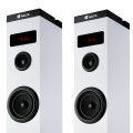 ÷ Altavoz torre port?til ngs sky charm 50w bluetooth usb radio aux entrada optica color blanco