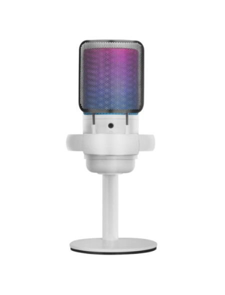 ÷ Micr?fono de estudio profesional mars gaming mmicsew blanco adc 196khz 24 bits usb-a/usb-c iluminaci
