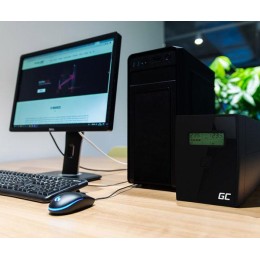 Sai Greencell  600va Ups / 360w interactivo online / UPS01LCD / Caja Rota